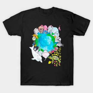 Happy Ocean Planet - T-Shirt